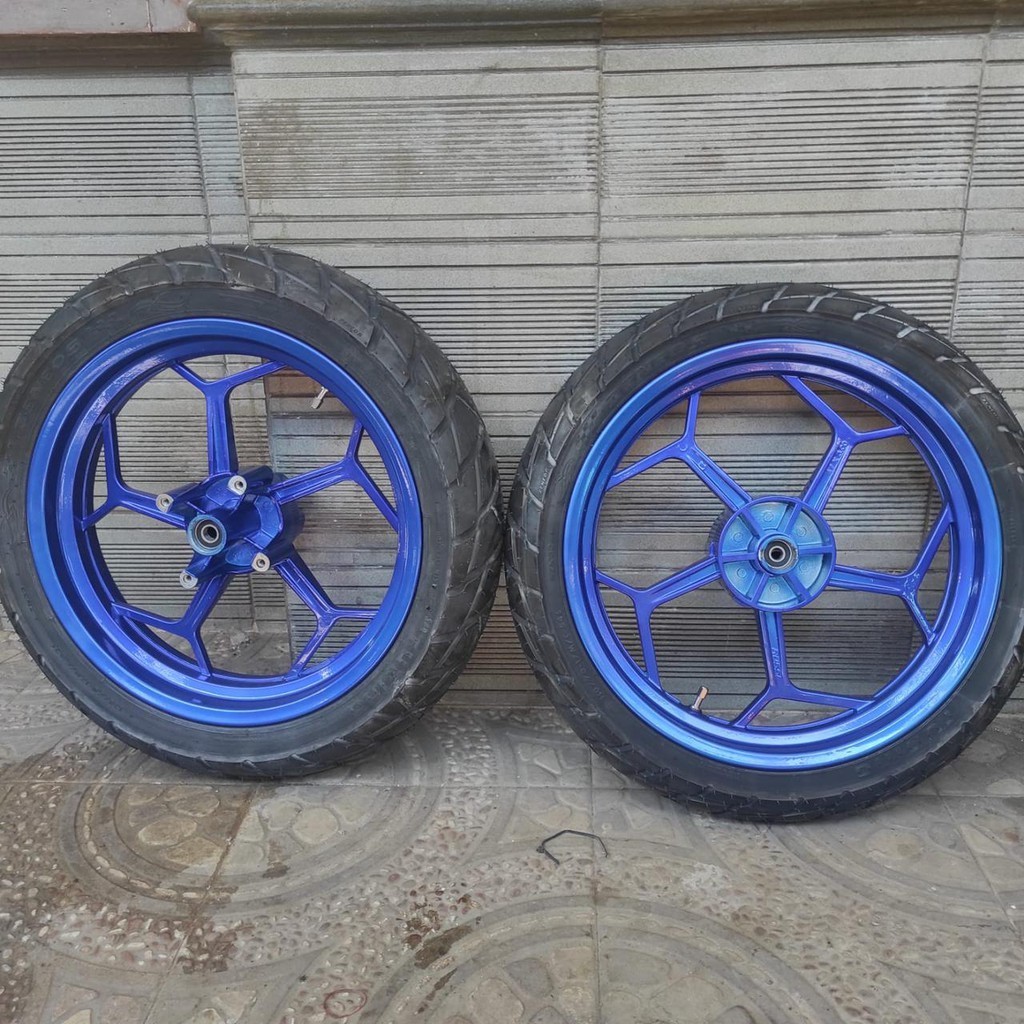 BANSET KAWASAKI KLX DTRACKER ALL SERIES VELG RACING SUPERMOTO VROSSI