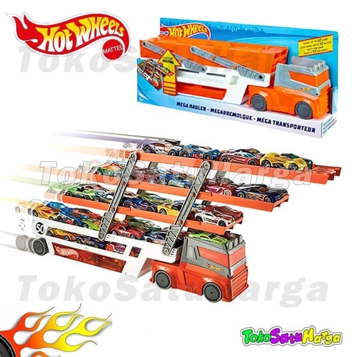 HW Mega Hauler Rig Truck Truk Hotwheels Pengangkut 50+