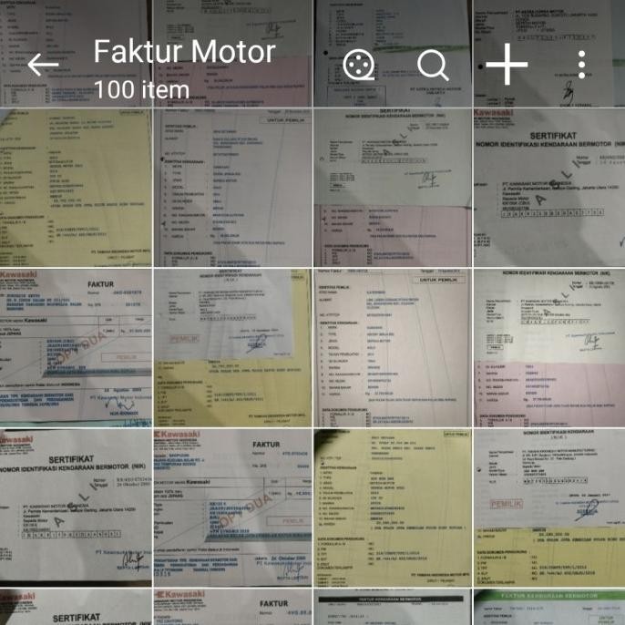 NEW TERBARU FAKTUR MOTOR PACKING BAGUS