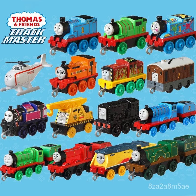 Mainan Model Kereta Api Anak-anak, Thomas And Friends Asli, Kait Trek Aloi, Kotak Mainan Lucu Hadiah
