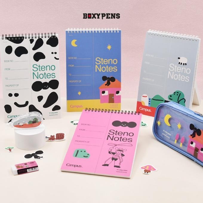 

NEW PROMO KOKUYO TYAKASHA STENO NOTES SPIRAL NOTEBOOK PACKING BAGUS