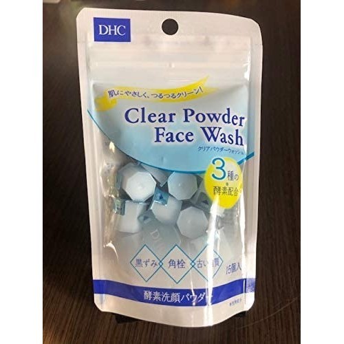 Azs Dhc Clear Powder Face Wash Isi 15 Cuci Muka Japan