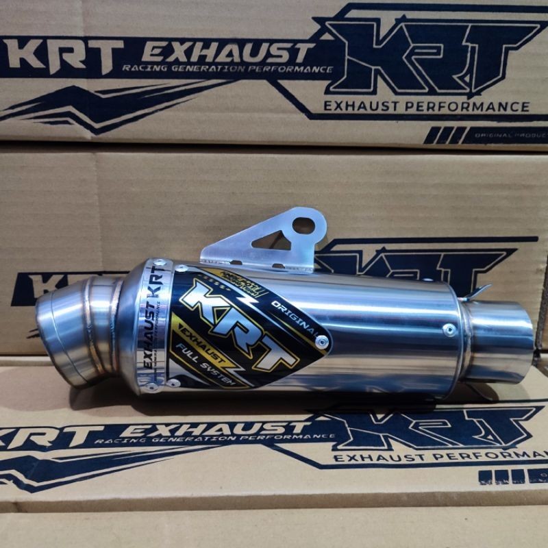 Knalpot Racing Silincer KRT K3 Original Balap Drag Kompetisi Bore up 130cc 150cc 180cc 200cc Jupiter