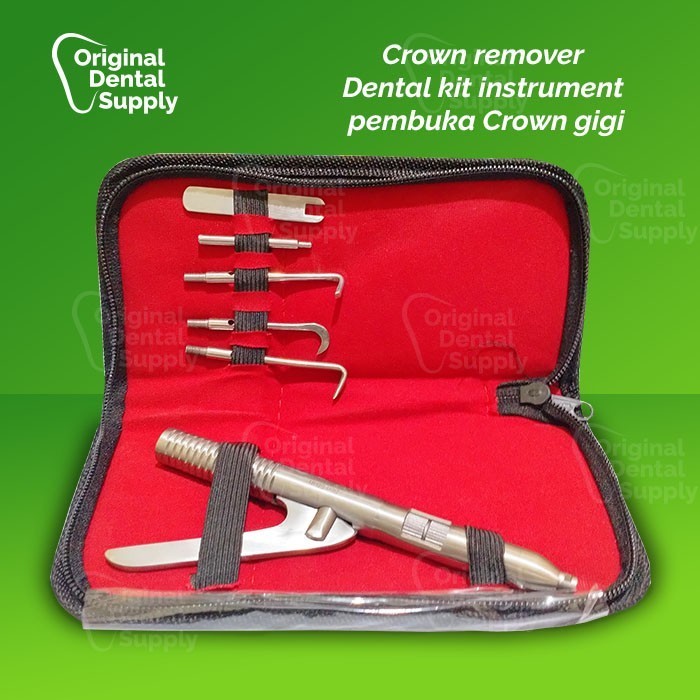 CROWN REMOVER DENTAL KIT INSTRUMENT PEMBUKA CROWN GIGI