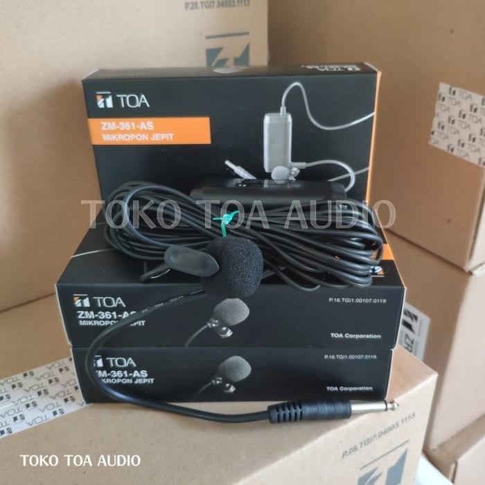 MIKROFON JEPIT MICROPHONE TOA ZM-361 ZM 361