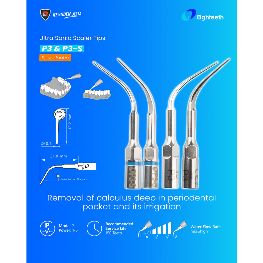 TIP ULTRASONIC SCALER ULTRAMINT & ULTRAMINTPRO UNTUK HANDPIECE SATELEC