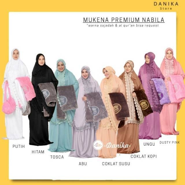 PREMIUM Mukena PREMIUM NABILA DANIKA TANPA SAJADAH