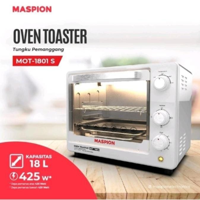 Maspion Oven Toaster/Oven Listrik 18 Liter /Oven Listrik Maspion Leadoelo