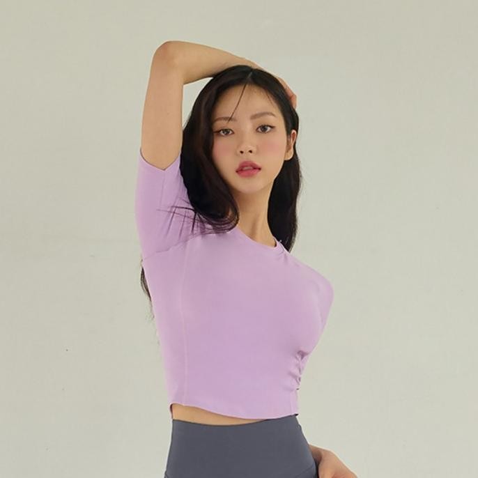 Xexymix Crop Slim Fit Short Sleeve