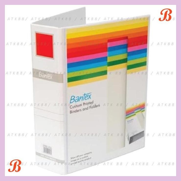 

| PGT | BANTEX INSERT RING BINDER 3 RING 40MM A4 WHITE #8642 07