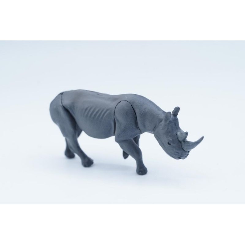 Rhinoceros Rhino Badak Binatang Animal Figure Pajangan Mainan Koleksi Figurine