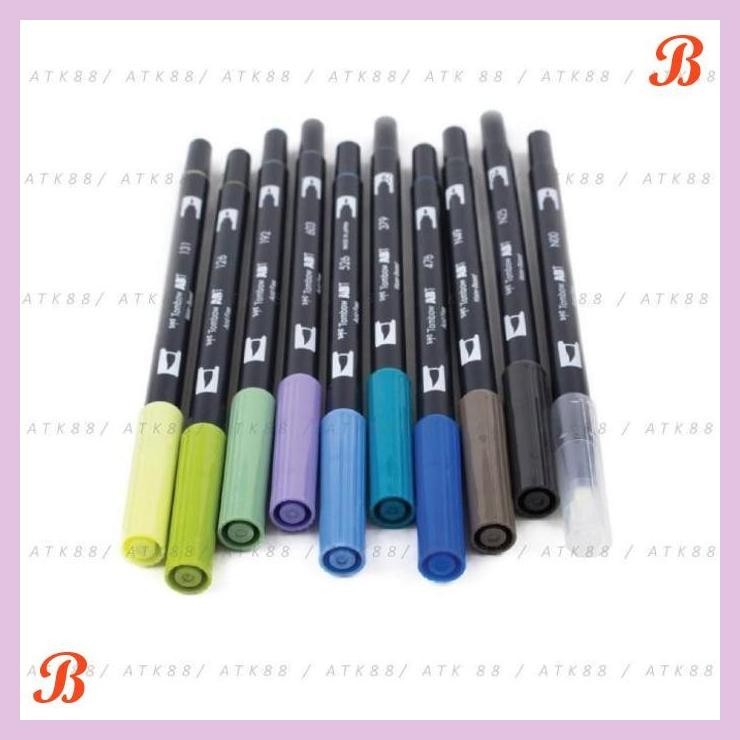 

| PGT | TOMBOW DUAL BRUSH PEN SET 10 - LANDSCAPE PALETTE