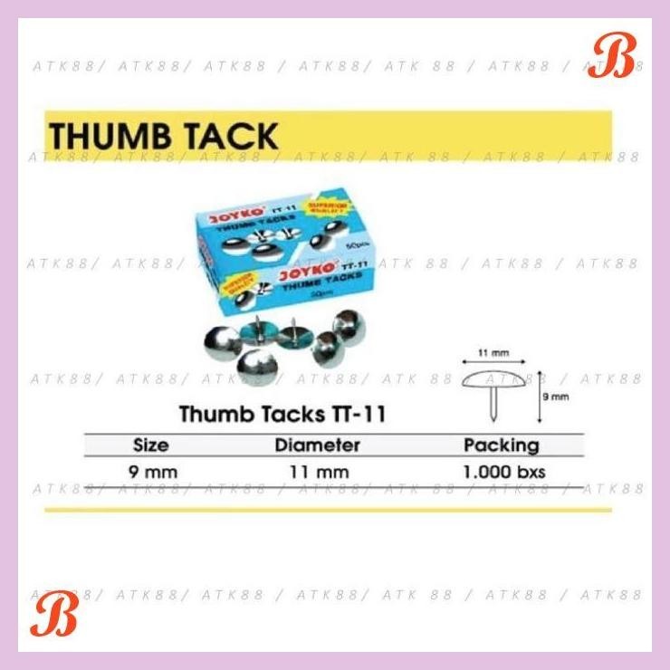 

| PGT | JOYKO PUSH PIN TT-11 / PAKU PAYUNG / THUMB TACK