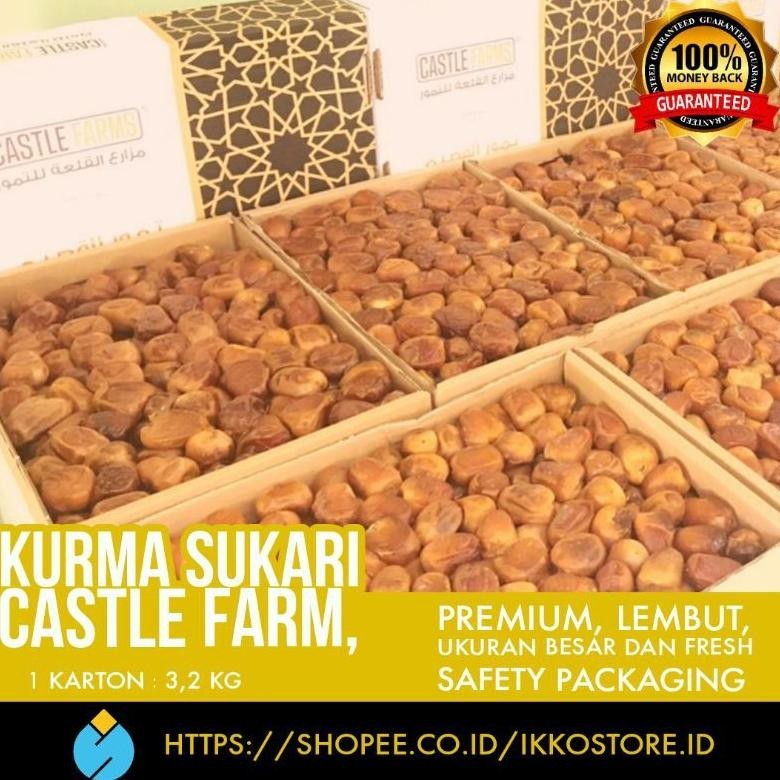 

Restock Lagiii!! Kurma Sukari Castle Farm / Kurma Sukari Premium / Kurma Pekanbaru / Sukari 3Kg