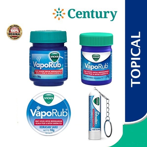 Vicks/ Balsem Menthol /Flu/Batuk / Vick Vaporub/Balsem untuk Anak