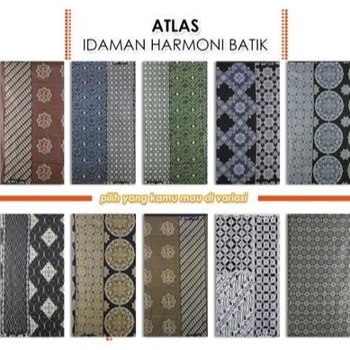 Terlaris Sarung Atlas Idaman 555 Harmoni Motif Batik Murah