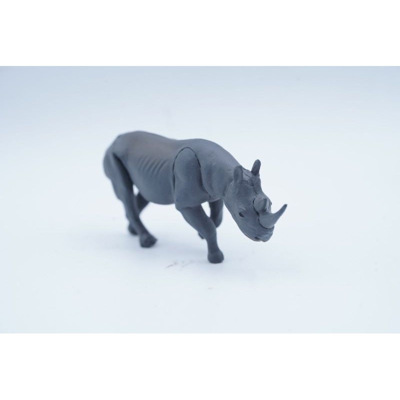 Badak Rhino Rhinoceros Binatang Animal Figure Pajangan Mainan Koleksi Figurine