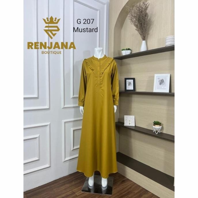 Gamis Modern Polos Bahan Toyobo Premium