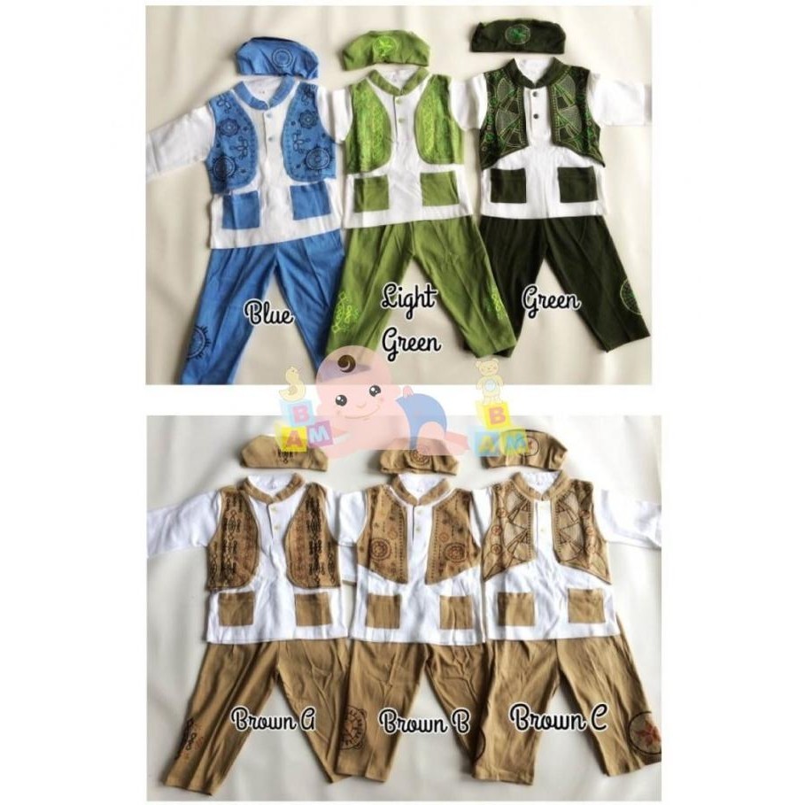 Koko Bayi Anak Rompi Putih B