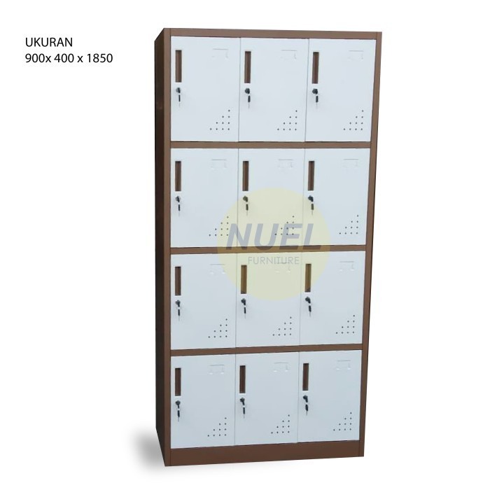 

Loker Besi / Locker Besi / Kabinet Besi / Loker Besi 12 Pintu