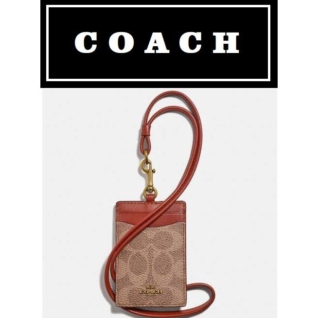 

TERMURAH - BRAND BAG C ID Lanyard Signature Name Tag CH Tan Rust 32475
