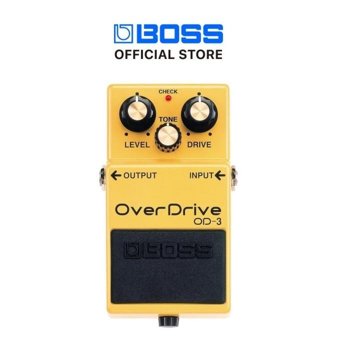Boss Stompbox Overdrive Od-3 Pedal Efek Gitar Overdrive / Distortion