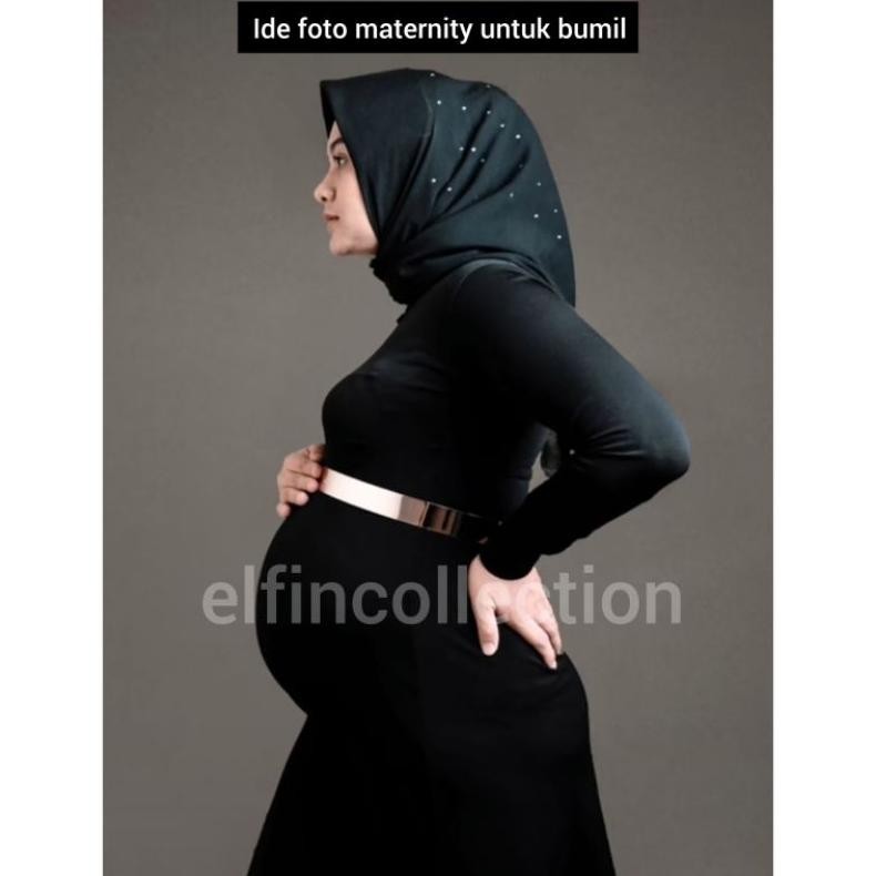 Promo Manset Gamis Longsleeve | Inner Dress Longsleeve Turtleneck Bahan Rayon Uniqlo Premium Materni