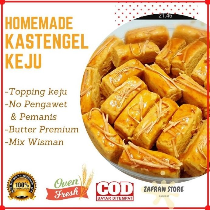 

New Kue Kastengel Keju Termurah Isi 250 Gram(1/4Kg Per Toples) Kue Kering Pengiriman Cepat