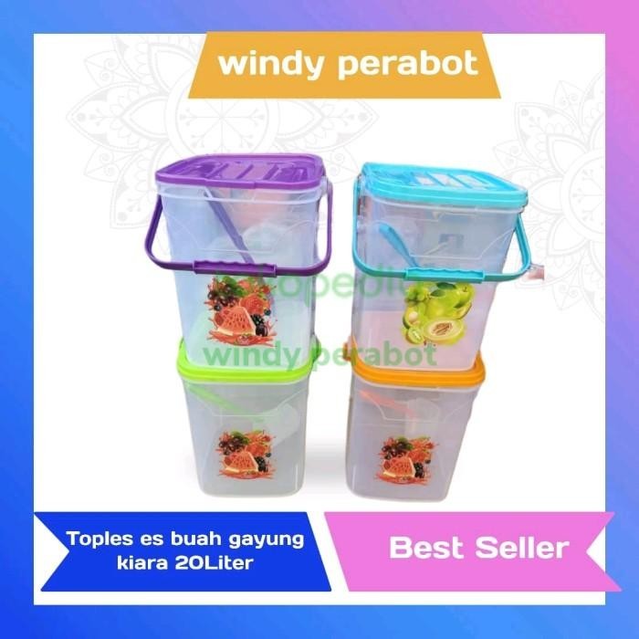 Toples Es Buah 20Liter+Gayung Terbaru