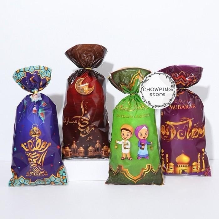 

50Pcs Plastik Snack Opp Kantong Souvenir Idul Fitri Lebaran Ramadhan 070