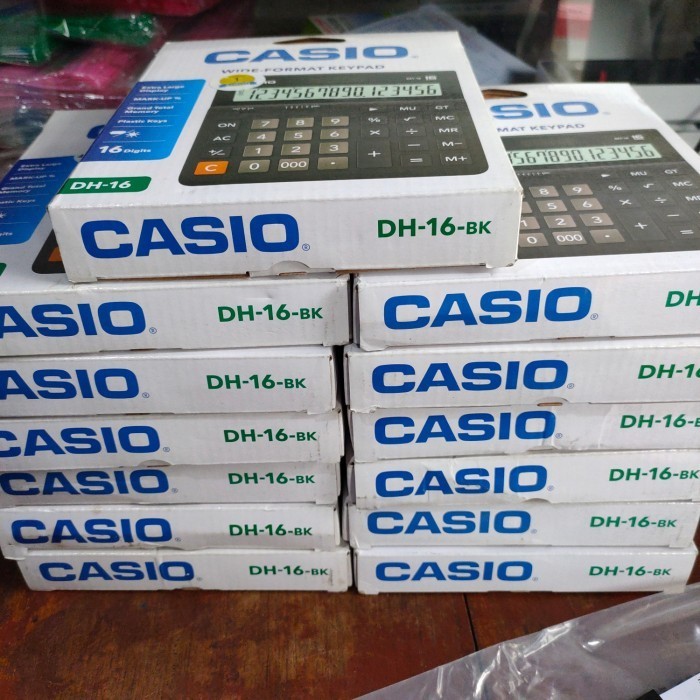 

Kalkulator Casio 16 Digit Dh-16 Kalkulator Casio Besar