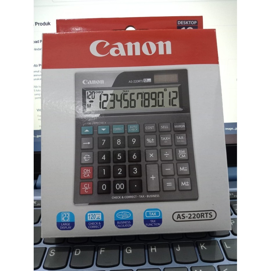 

Kalkulator Canon 12 Digit As-220Rts
