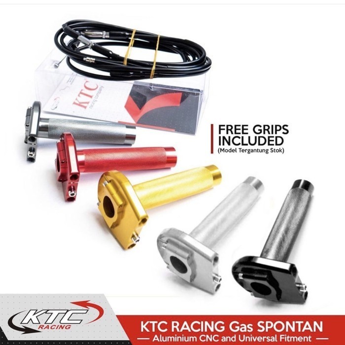 Baru Gas Spontan KTC 2 Kabel Ori Beat Vario Nmax Aerox Dll Gas Kontan Ktc