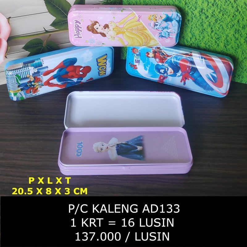 

DUSGRIP / PENCIL CASE / TEMPAT PENCIL KALENG AD 133 / 121