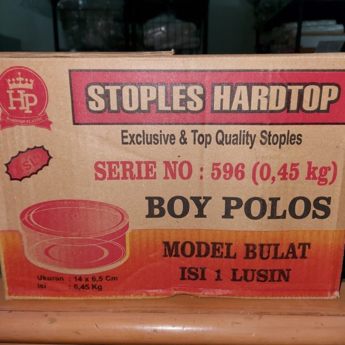 Toples Hardtop 596 0.45kg 1 lusin