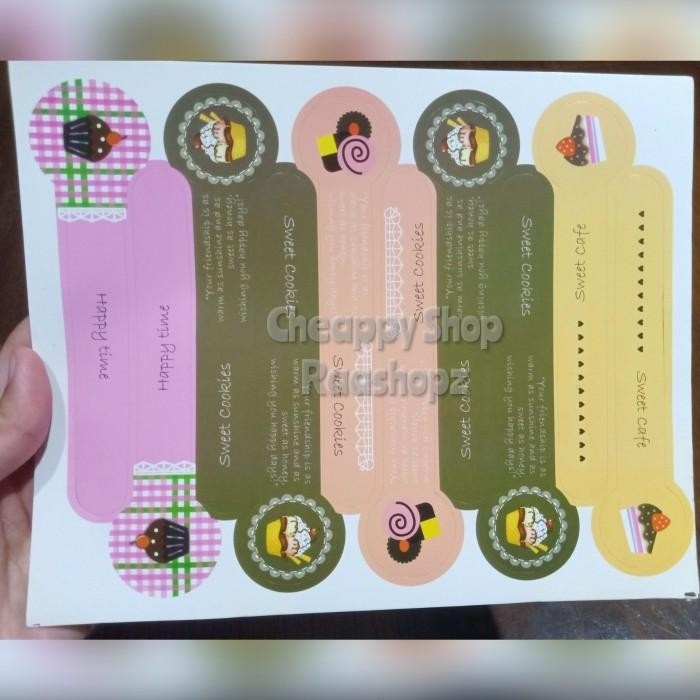 

Stiker Segel Toples Segel Kue Segel Box Natal Box Lebaran Box Imlek 100
