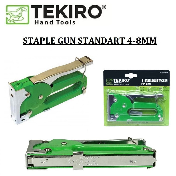 

Tekiro Staples Tembak / Staple Gun Tracker 4-8 mm / staples serbaguna