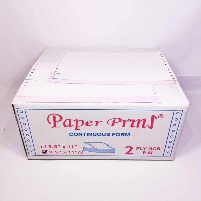 

Countinous Form Paper Pryns 9,5X11/2 2Ply(Prs-Bagi2) Per