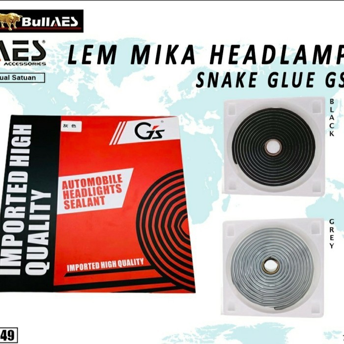 

Lem Mika Headlamp Original Oem Orgavy Snake Glue