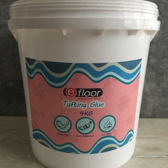 

Tufting Rugs/Punch Needle Glue,Perekat/Lem Sulaman/Rajutan Isi 4 Kg