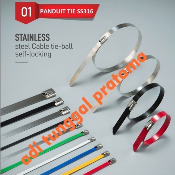 

Cable Ties Ss316 Full Coated Panduit Imltfc86S-C6L