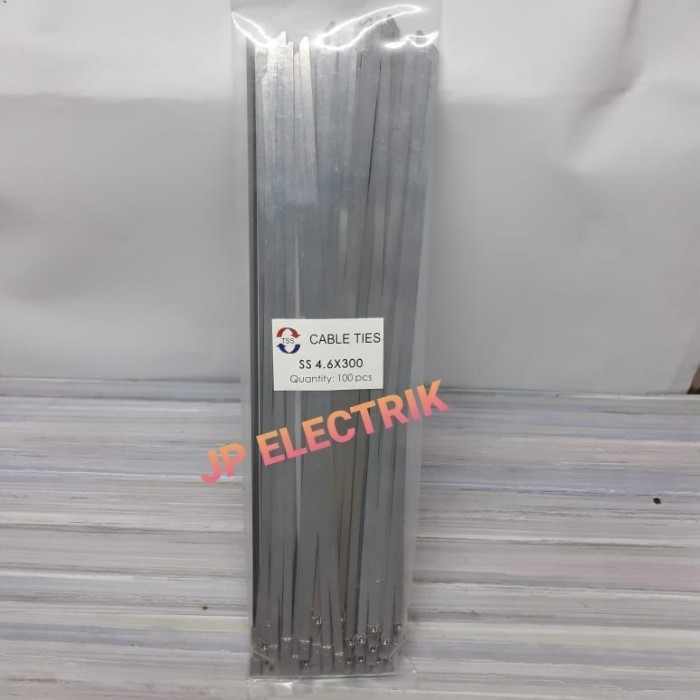 

Kabel Ties Stainless Ss 4.6 X 300Mm @100Pcs
