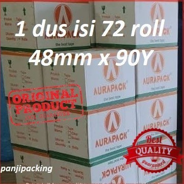 

Lakban Bening Coklat Aurapack 1 Dus 48Mm X 90 Yard Aura Pack Solatip