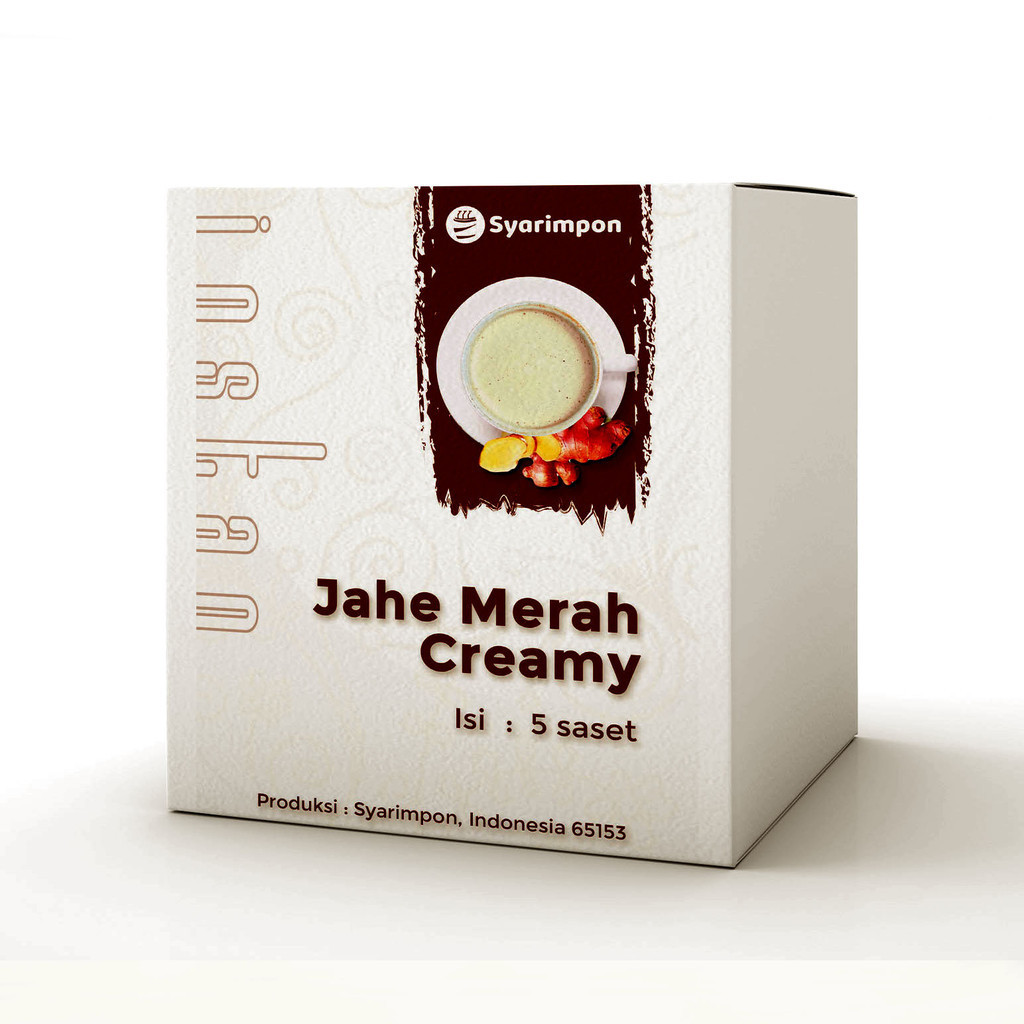 

Syarimpon, Jahe Merah Creamy, Bubuk Instan, Box 125 gram