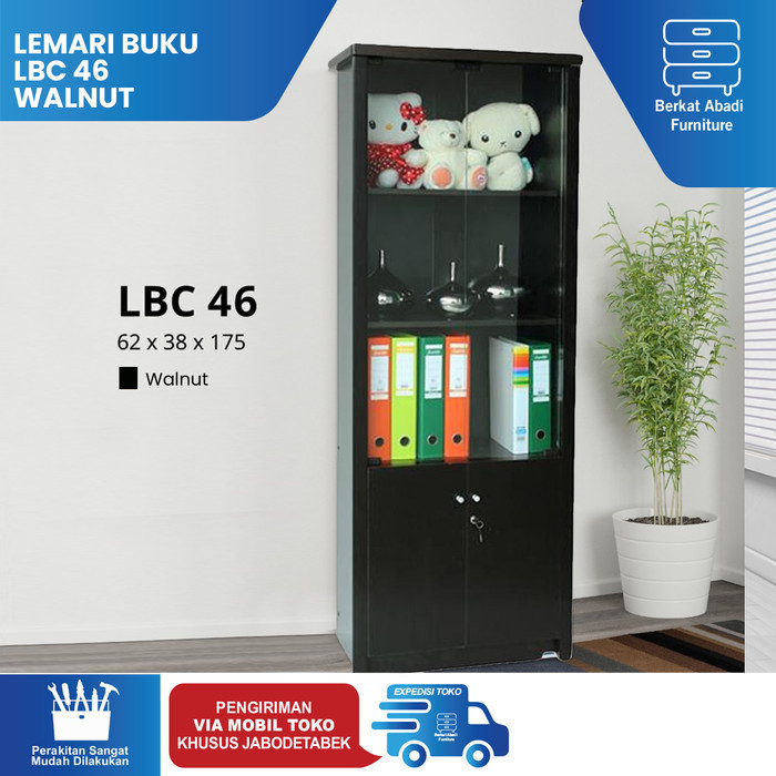 

Lemari Buku 2 Pintu Merk Lunar Lbc 46