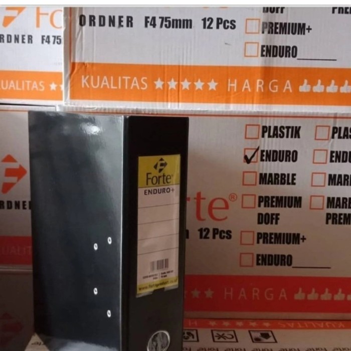 

Ordner Forte Ukuran Kwitansi Premium Warna Hitam