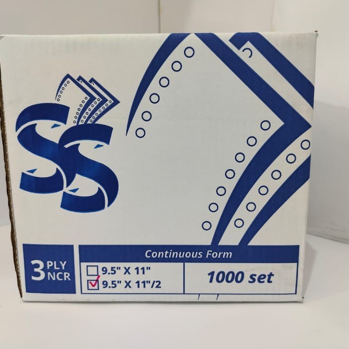 

Continuous Form 3Ply Ss K3 : 2 Isi Full / Kertas Komputer Murah