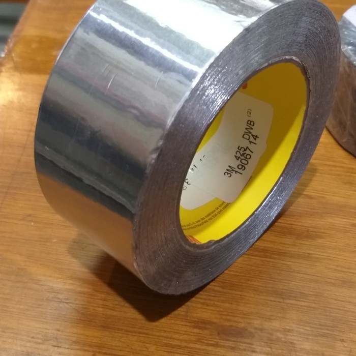 

3M Stiker Aluminium 425 Dwb 2" X 36 Yard-Original 3M Alumunium