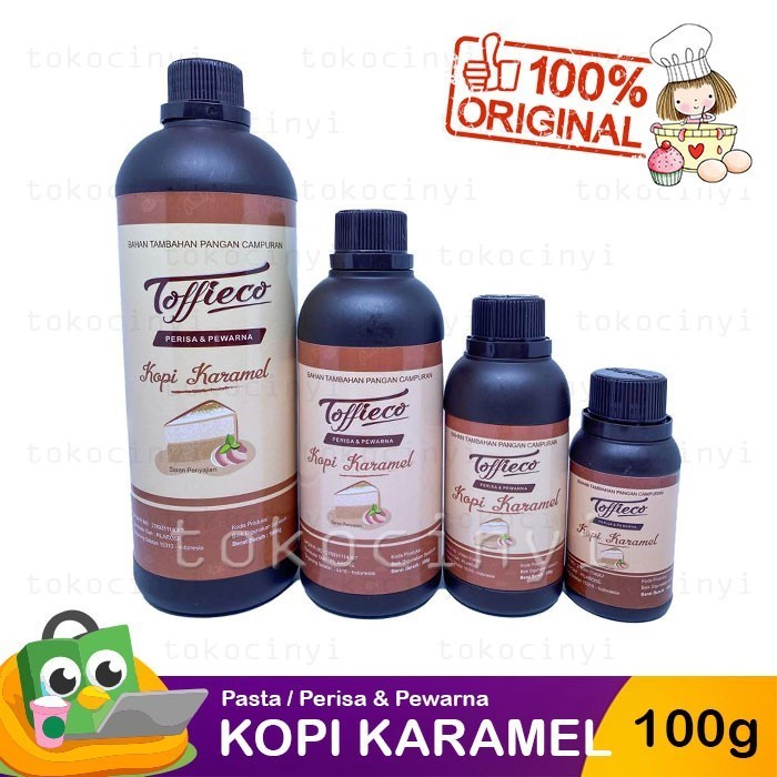 

Toffieco Pasta Perisa & Pewarna - Coffee Caramel / Kopi Karamel 100Gr