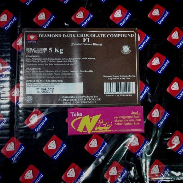 

Diamond Dark Coklat Compund F1 5Kg Khusus Gojek Dan Grab